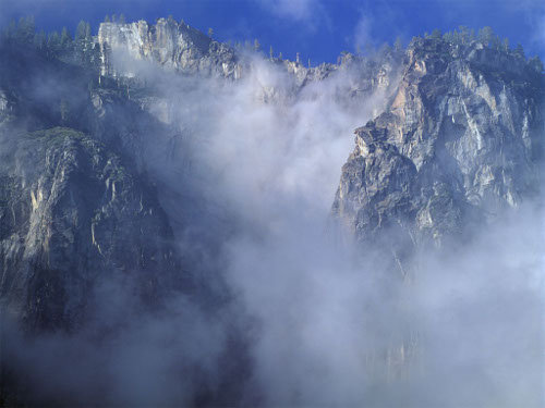 cliff in the clouds